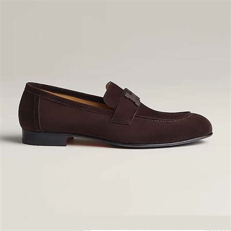 hermes loafers suede|hermes paris loafer.